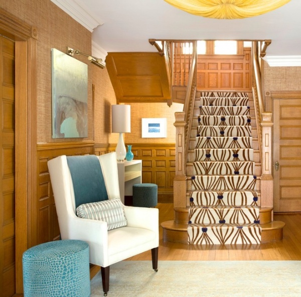 Transitional Staircase by lisa k. tharp - k. tharp design