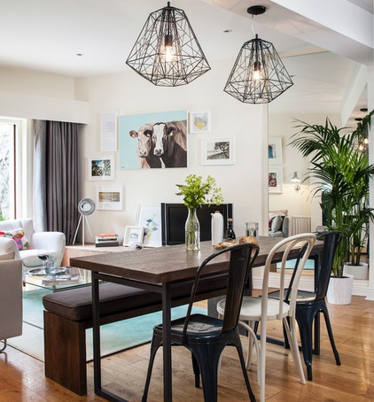 Contemporary Dining Room by Kingston Lafferty Design