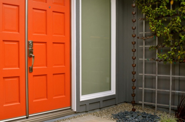 Front and Center Color: When to Paint Your Door Orange