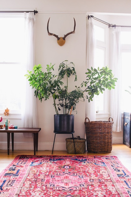 Eclectic Living Room by Nanette Wong