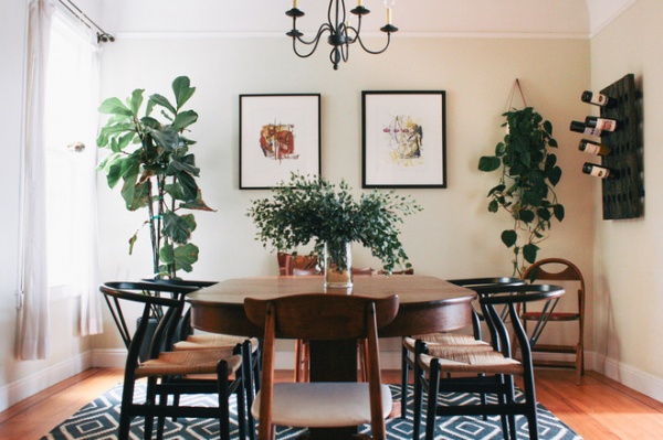 Eclectic Dining Room by Nanette Wong