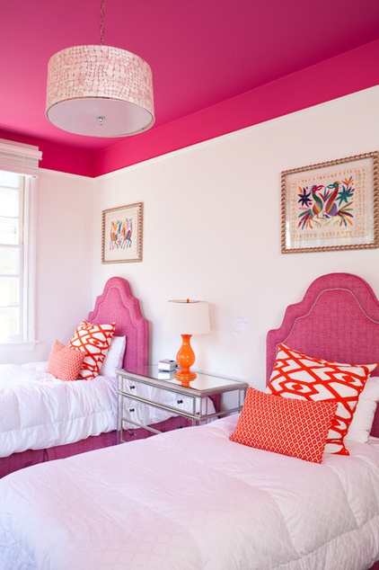 Heads-Up Hues: 10 Bold Ceiling Colors