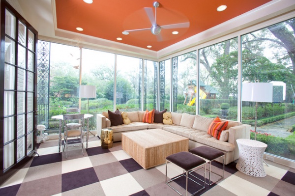 Heads-Up Hues: 10 Bold Ceiling Colors