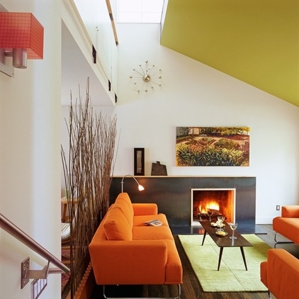 Heads-Up Hues: 10 Bold Ceiling Colors