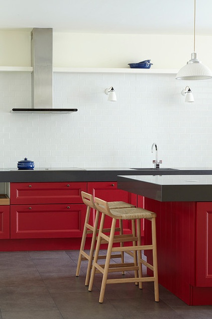 Transitional Kitchen by Eoin Lyons Interiors