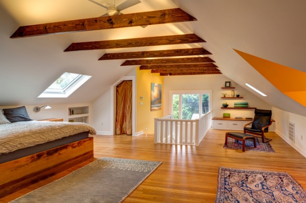 Room of the Day: Storage Attic Now an Uplifting Master Suite