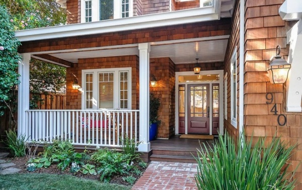 Traditional Porch by Studio S Squared Architecture, Inc.