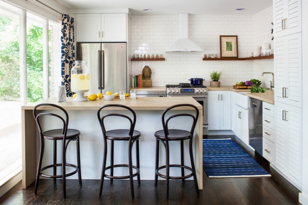 Transitional Kitchen by beth kooby design