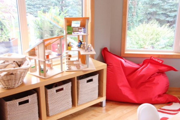 Bright Idea: A Fun Shade of Red for a Sunny Playroom