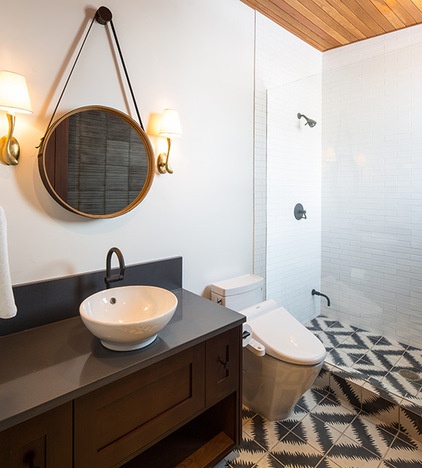 Room of the Day: Moroccan Tile Inspires a Guest Bathroom Design