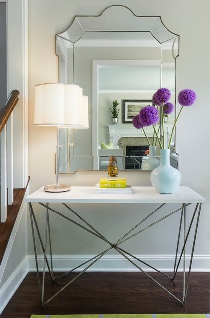 Transitional Entry by Martha O'Hara Interiors