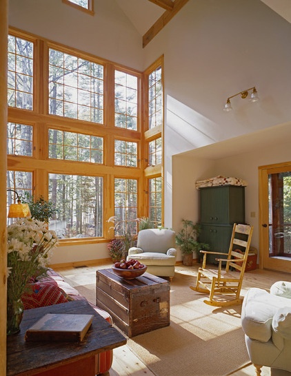 Traditional Living Room by Whitten Architects