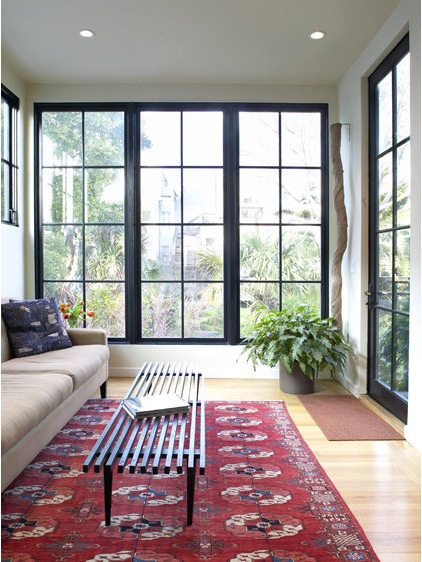 Contemporary Family Room by Feldman Architecture, Inc.