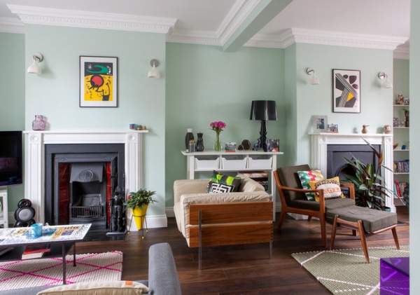 Houzz Tour: High-Low Mix in a Colorful Victorian