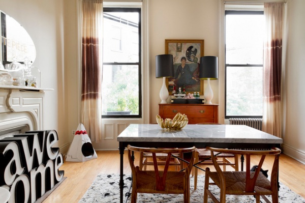 Eclectic Dining Room by Rikki Snyder