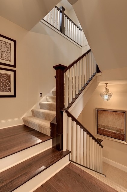 Traditional Staircase by Highmark Builders