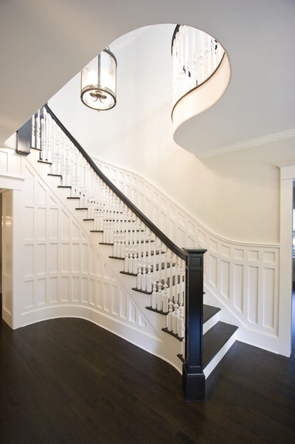 Traditional Staircase by Clawson Architects, LLC