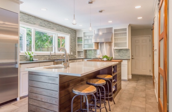 Kitchen of the Week: Taking Over a Hallway to Add Needed Space