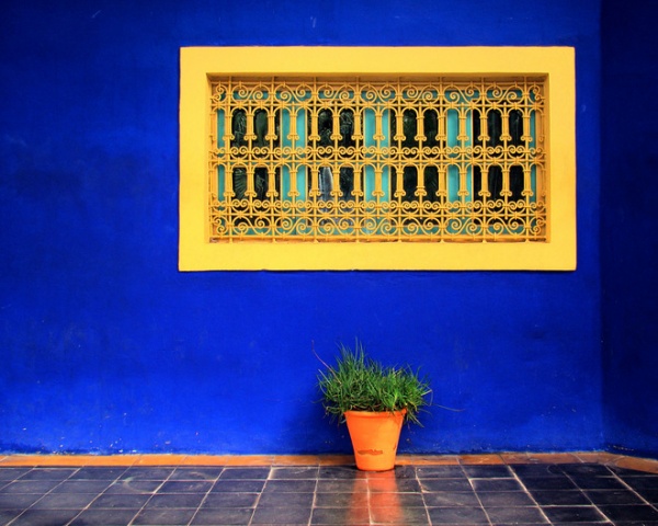 Relax and Reflect in a Blue Landscape