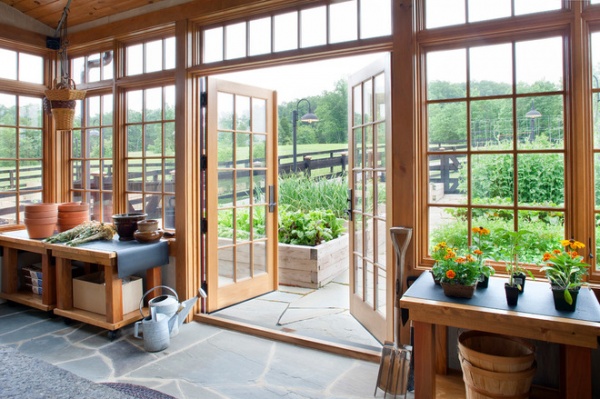 Traditional Garage And Shed by Rill Architects