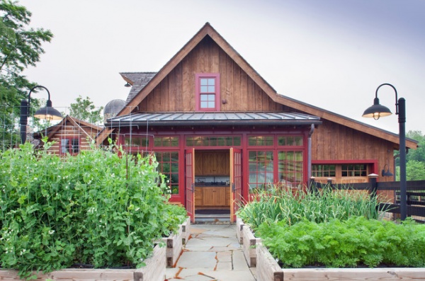 Traditional Garage And Shed by Rill Architects