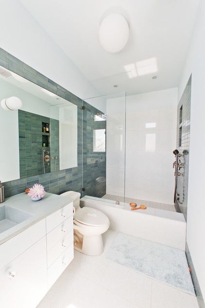 Contemporary Bathroom by Natasha Barrault Design