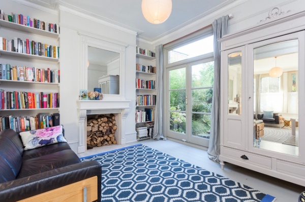 Transitional Family Room by Chris Snook