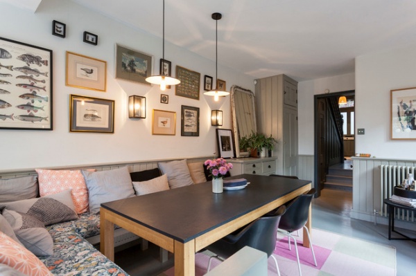 Transitional Dining Room by Chris Snook