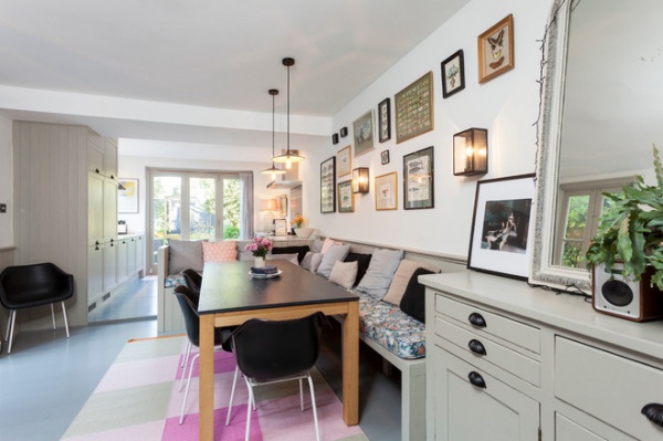 Transitional Dining Room by Chris Snook