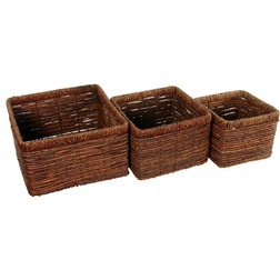 Traditional Baskets by Oriental Furniture