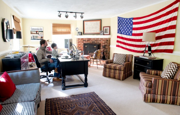 Eclectic Home Office by Lesley Glotzl