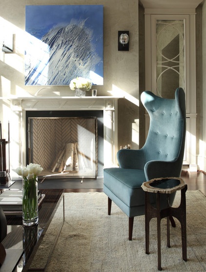 Room of the Day: High Eclectic Style in a Luxe Sitting Room