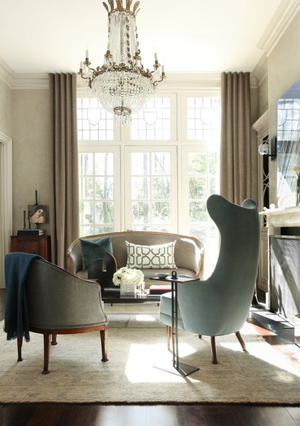 Room of the Day: High Eclectic Style in a Luxe Sitting Room