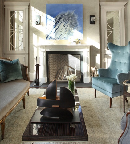 Room of the Day: High Eclectic Style in a Luxe Sitting Room