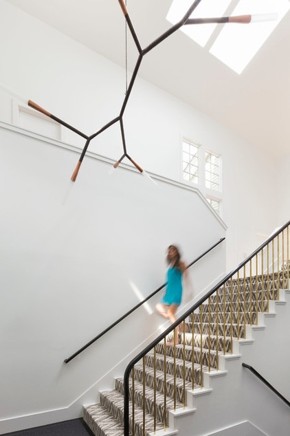 Contemporary Staircase by Ann Lowengart Interiors