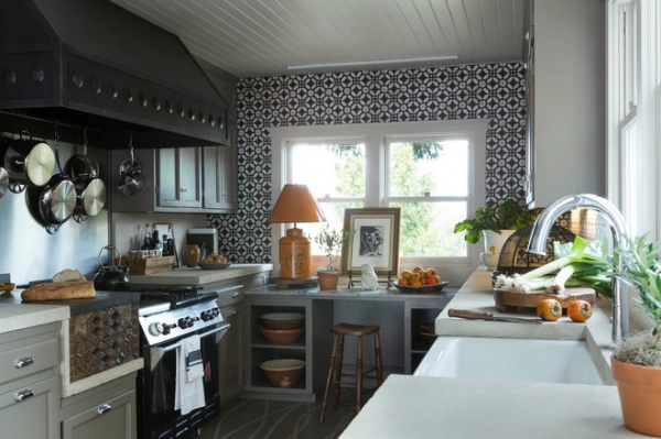 Farmhouse Kitchen by Catherine Macfee Interior Design