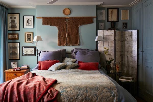 Eclectic Bedroom by A+B KASHA Designs