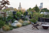 Sit Back and Enjoy the View From This Brooklyn Rooftop Garden