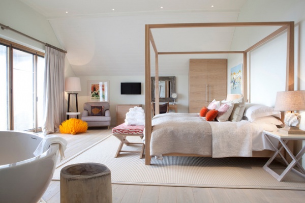 Beach Style Bedroom by Cornish Interiors