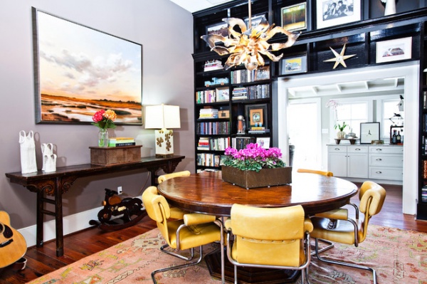 Eclectic Dining Room by Cortney Bishop Design