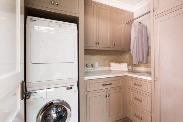 Traditional Laundry Room by Charmean Neithart Interiors, LLC.