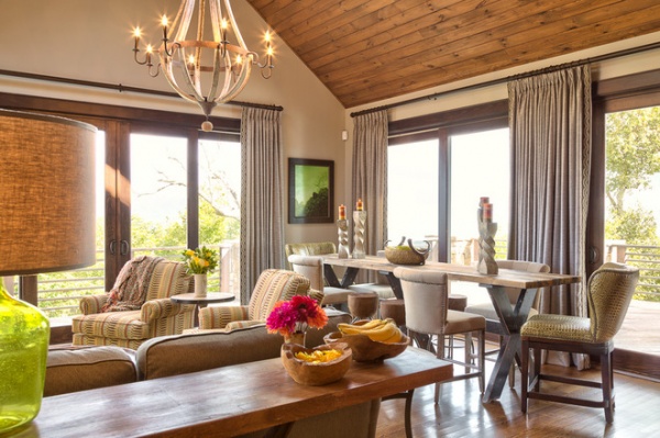 Rustic Dining Room by Dianne Davant and Associates