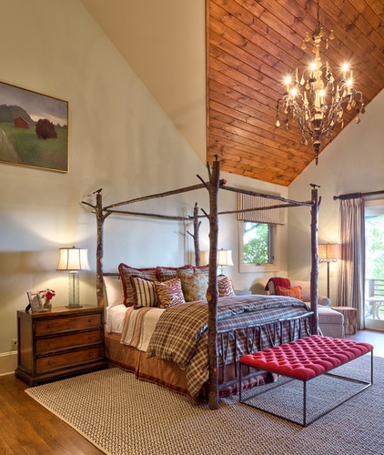 Rustic Bedroom by Dianne Davant and Associates