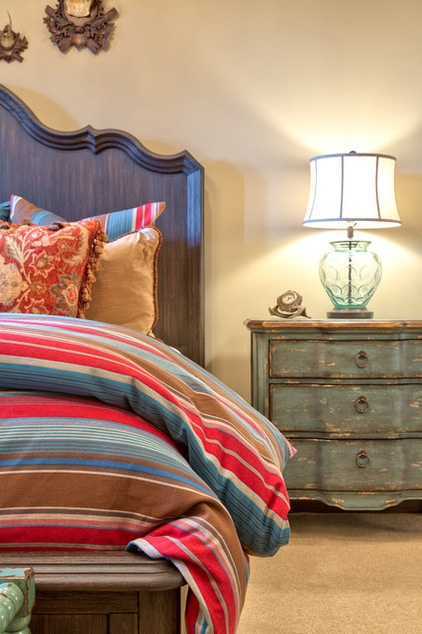 Rustic Bedroom by Dianne Davant and Associates