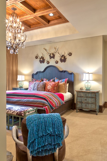 Rustic Bedroom by Dianne Davant and Associates