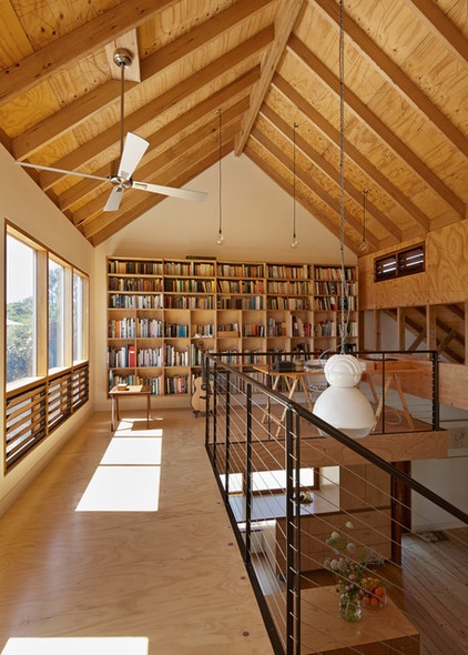 Rustic Home Office by Andrew Simpson Architects