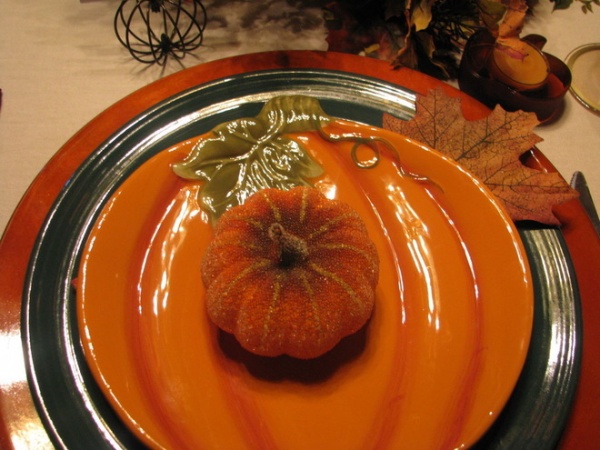 Dining Room Thanksgiving Tablescape