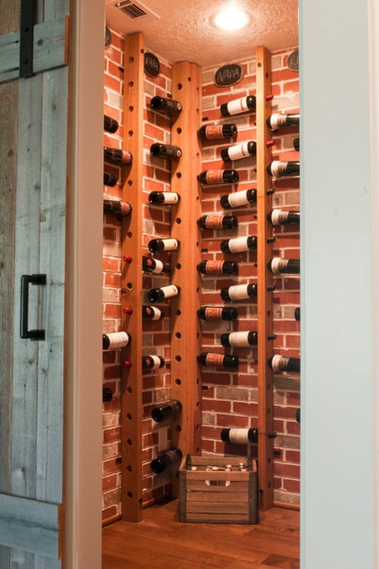 Transitional Wine Cellar by Angela Flournoy