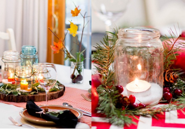 One Table, Two Holiday Settings