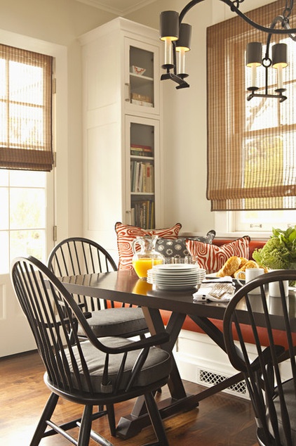 Transitional Dining Room by Tim Barber LTD Architecture & Interior Design